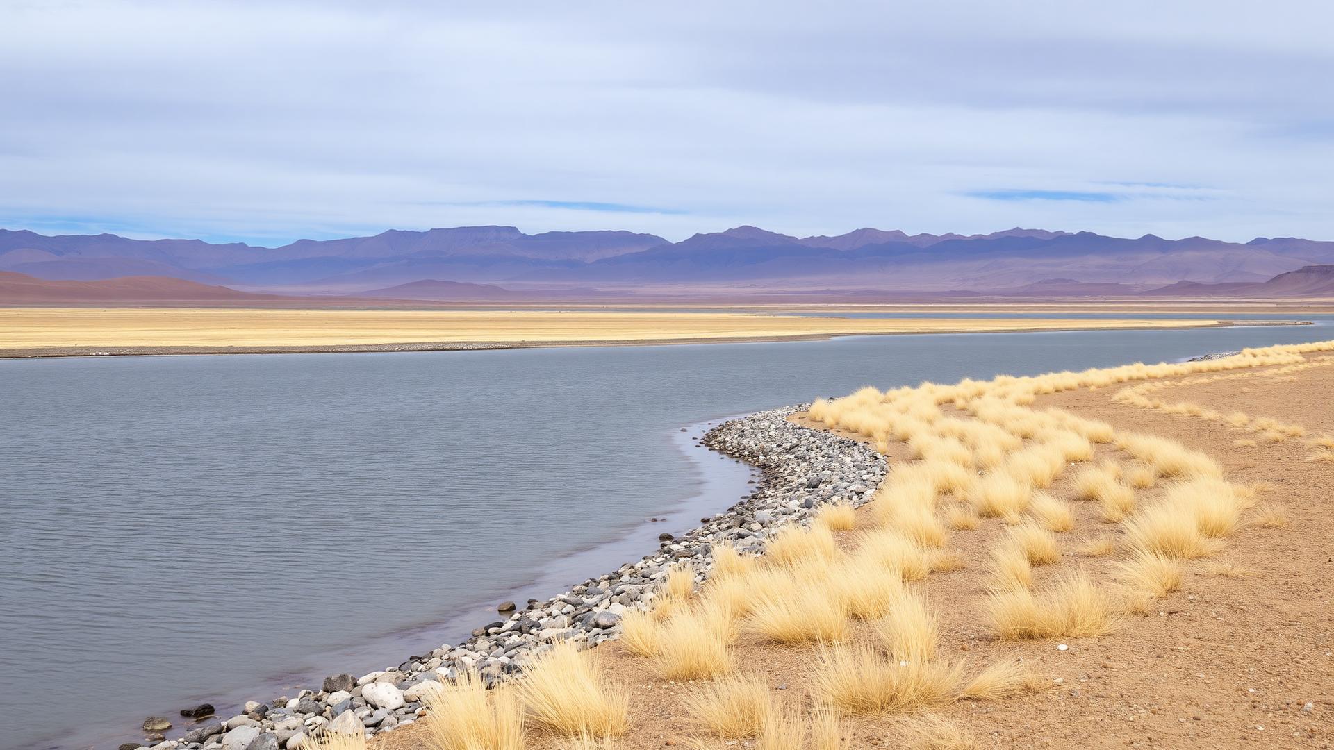Laguna altiplánica y pastizales (imagen de referencia)